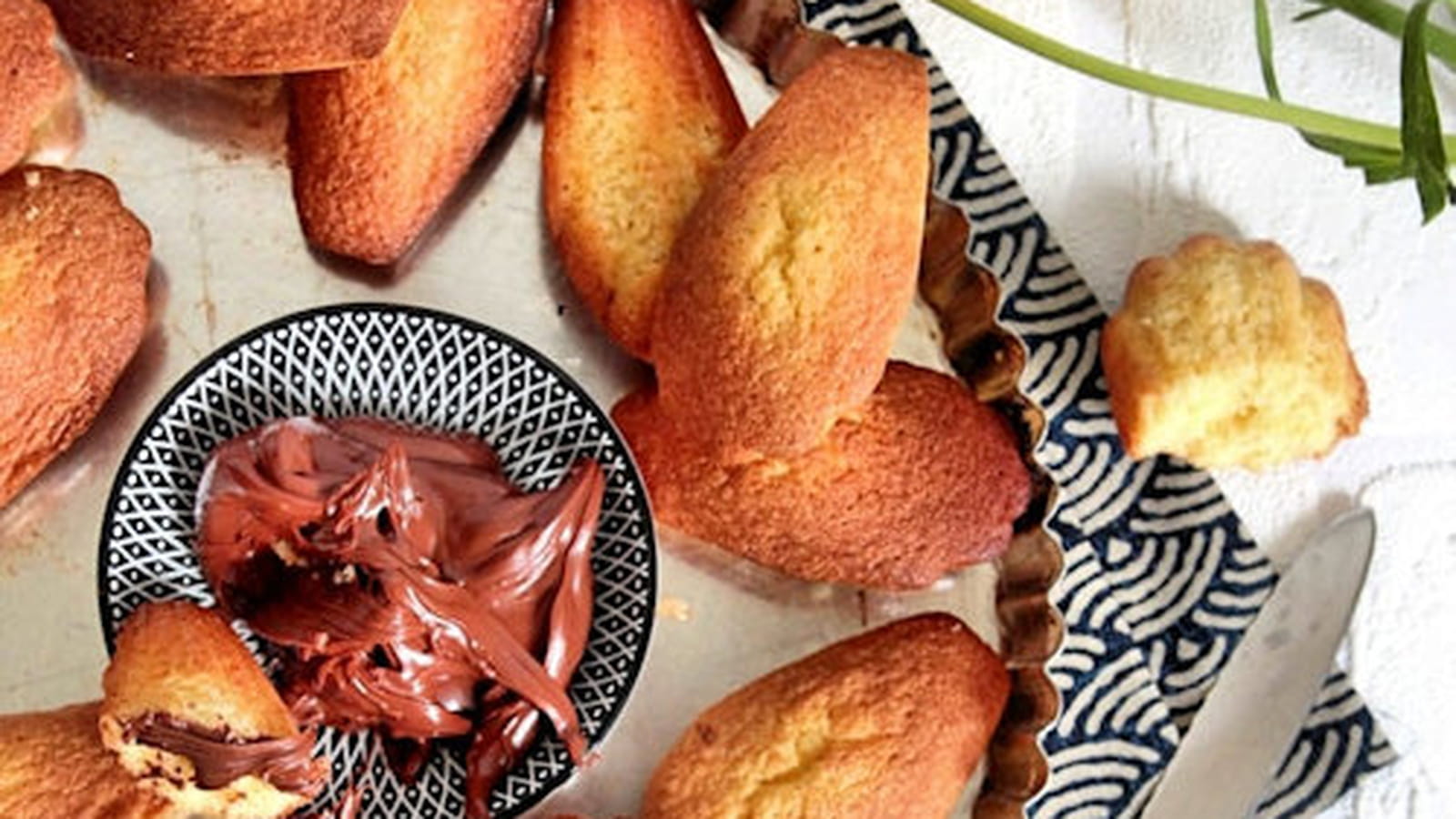 Madeleines moelleuses à la vanille
