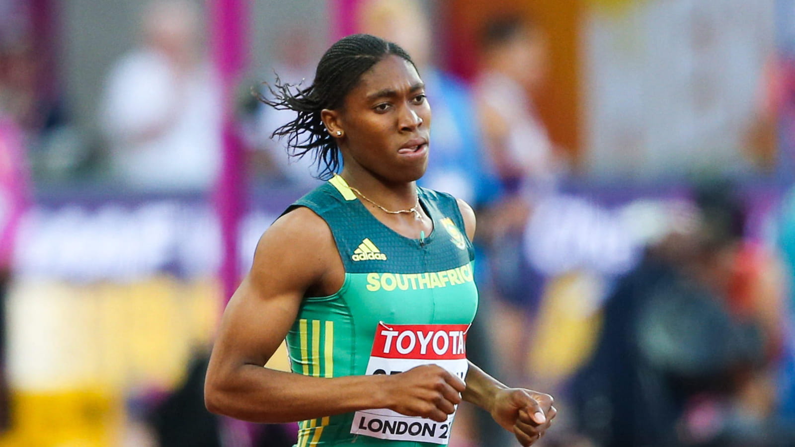 Caster Semenya à Londres en 2017