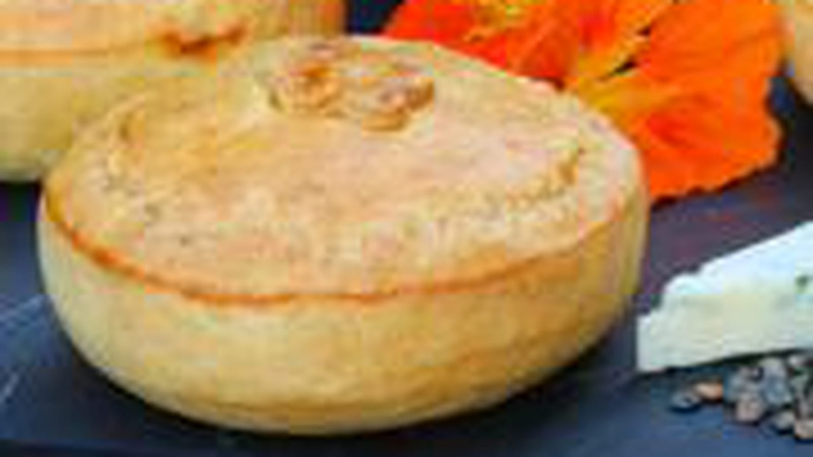 Tourte aux lentilles et lardons à la fourme d'Ambert