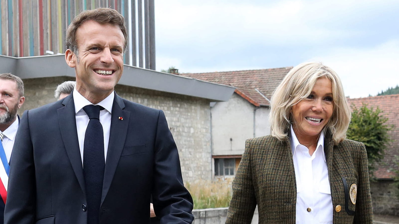 Emmanuel Macron et Brigitte Macron 