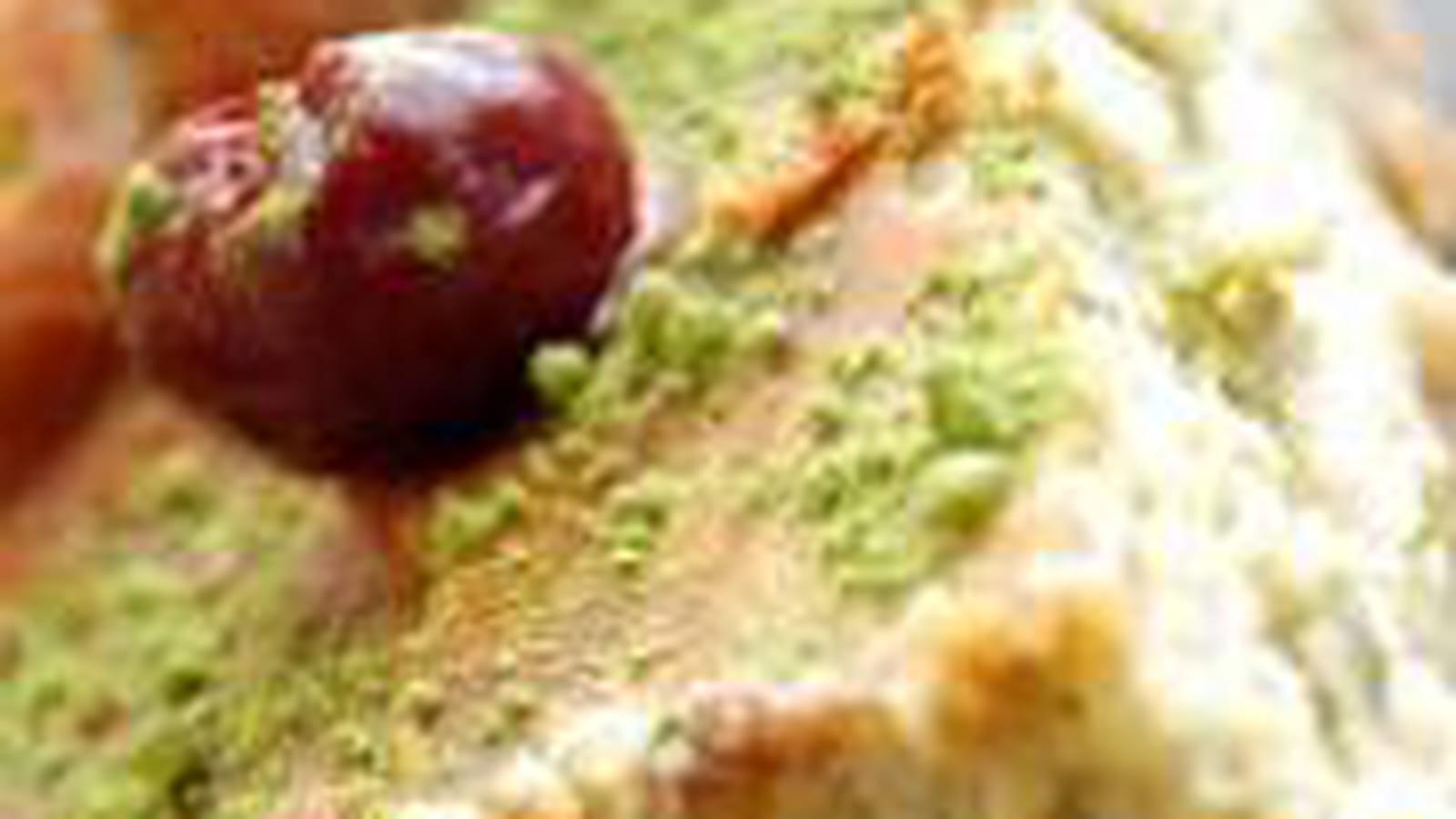 Cheesecake japonisant thé matcha et cerises