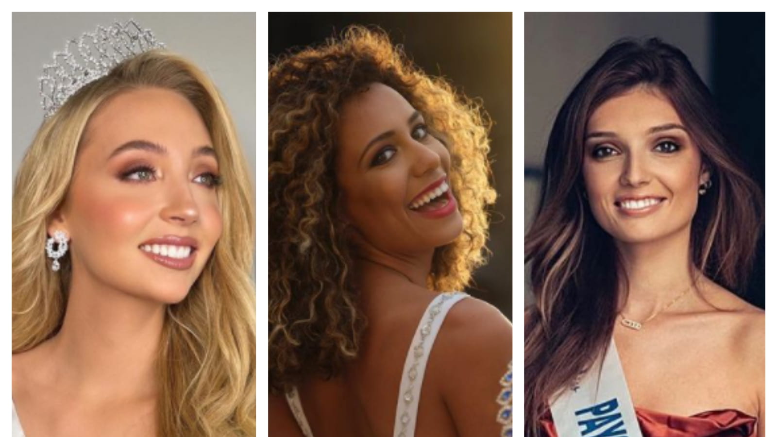 Miss Picardie, Miss Réunion et Miss Pays de la Loire