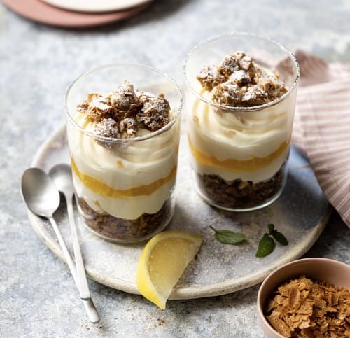 Gavottes praliné noisettes et crème de citron