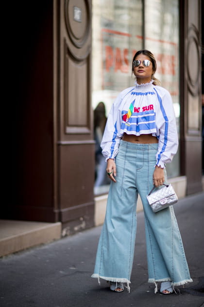 Street style &agrave; Paris : le denim