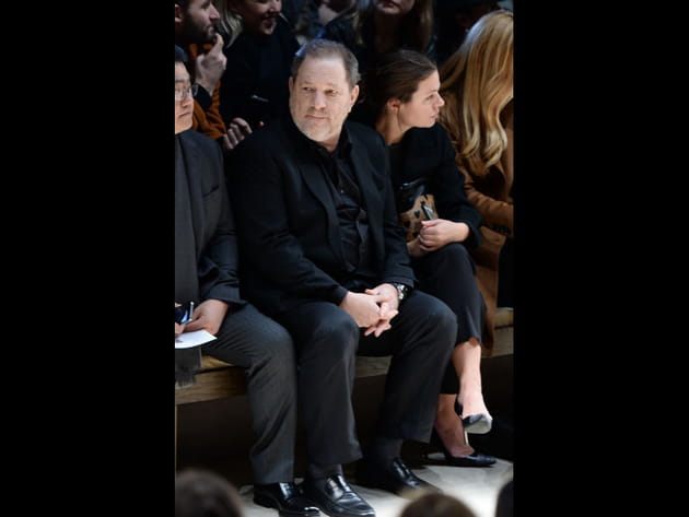 Harvey Weinstein au défilé Burberry Prorsum