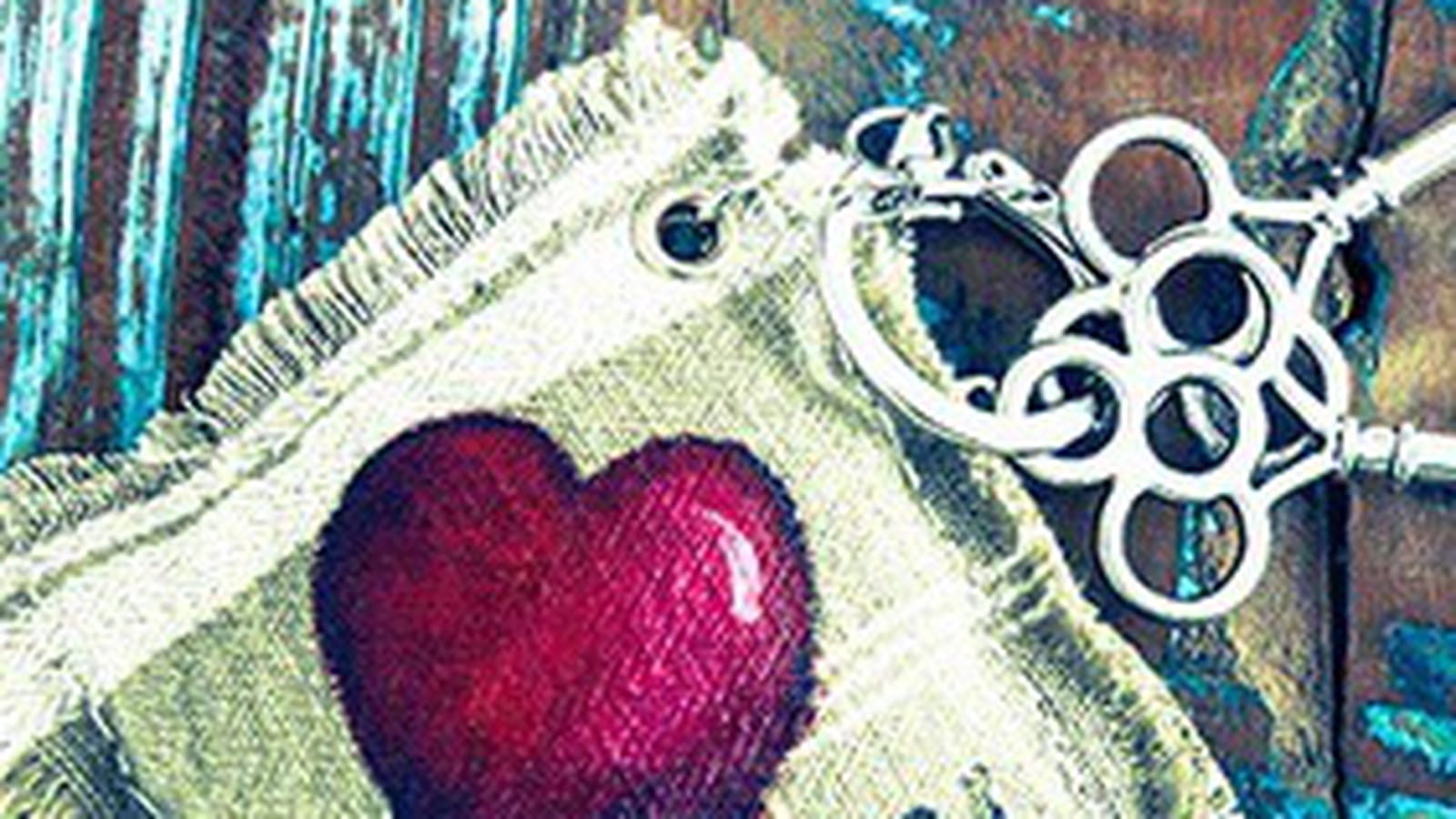 Un porte-clés en tissu