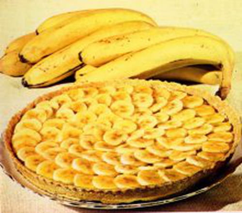 Tarte confite à la banane