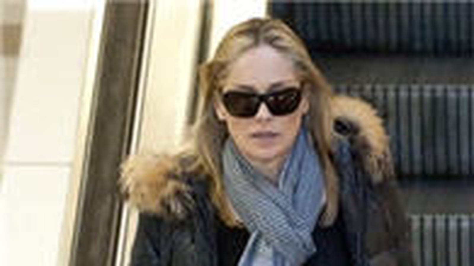 Sharon Stone, en mode doudoune