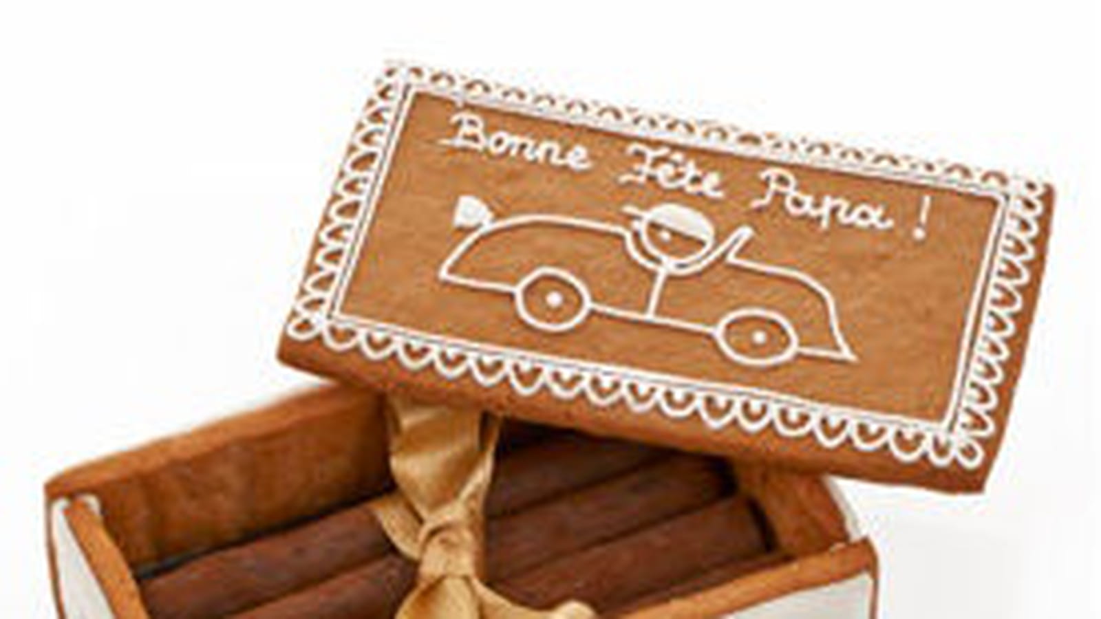 Coffret de 6 cigarillos en pain d'épices de la maison Boissier