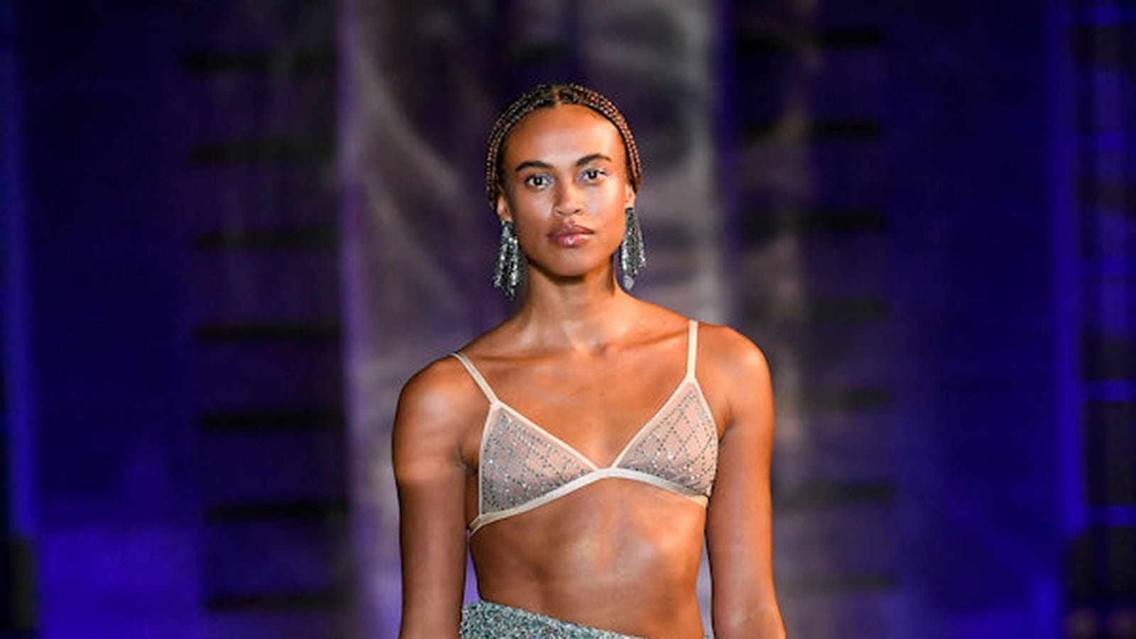 Look culotte à paillettes