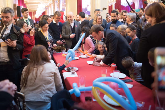 Emmanuel Macron et Brigitte Macron&nbsp;: No&euml;l &agrave; l'&Eacute;lys&eacute;e