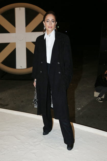 Anne Berest au d&eacute;fil&eacute; Chanel