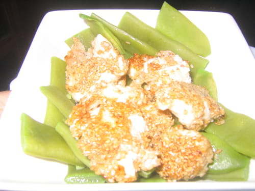 Escalope de dinde au sésame