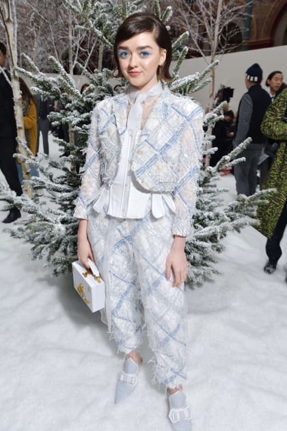 Maisie Williams au défilé Thom Browne