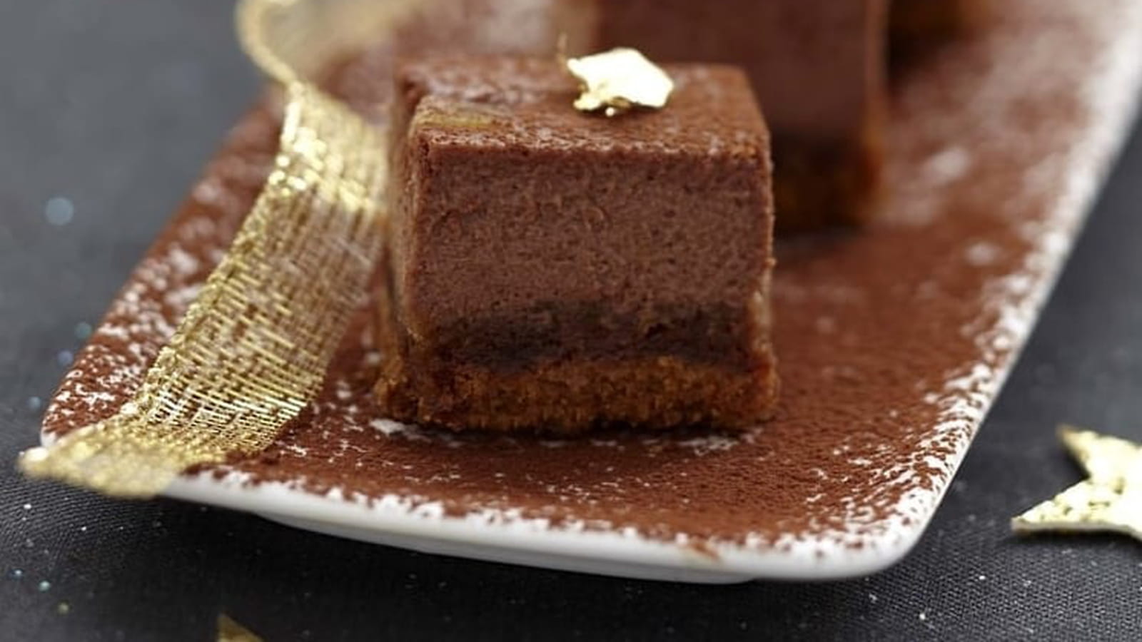 Cheesecake chocolat orange confite