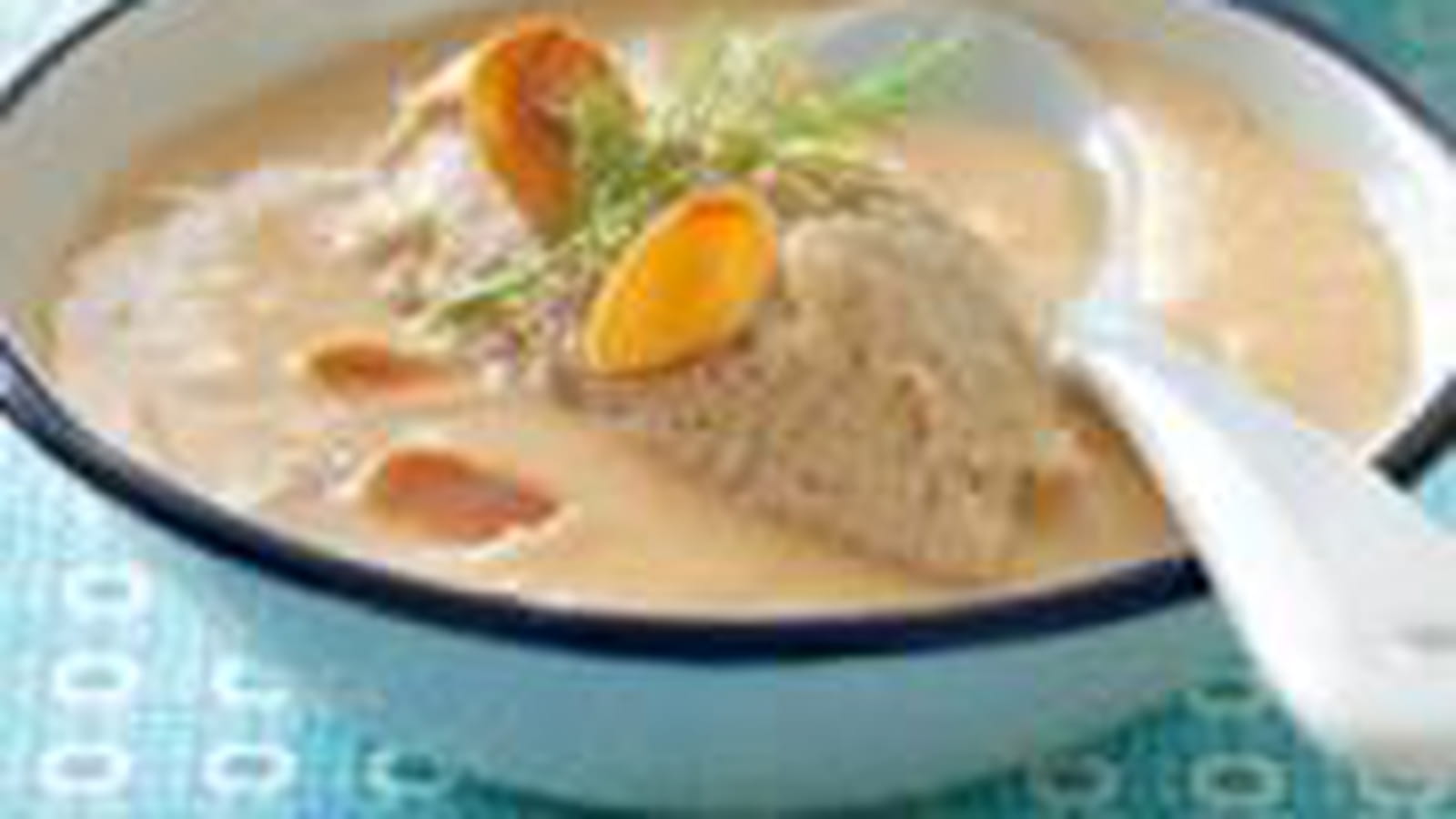 Soupe fenouil rillettes de thon