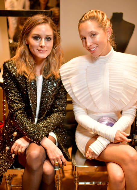 Olivia Palermo et Princesse Maria-Olympia de Gr&egrave;ce au d&eacute;fil&eacute; Valentino