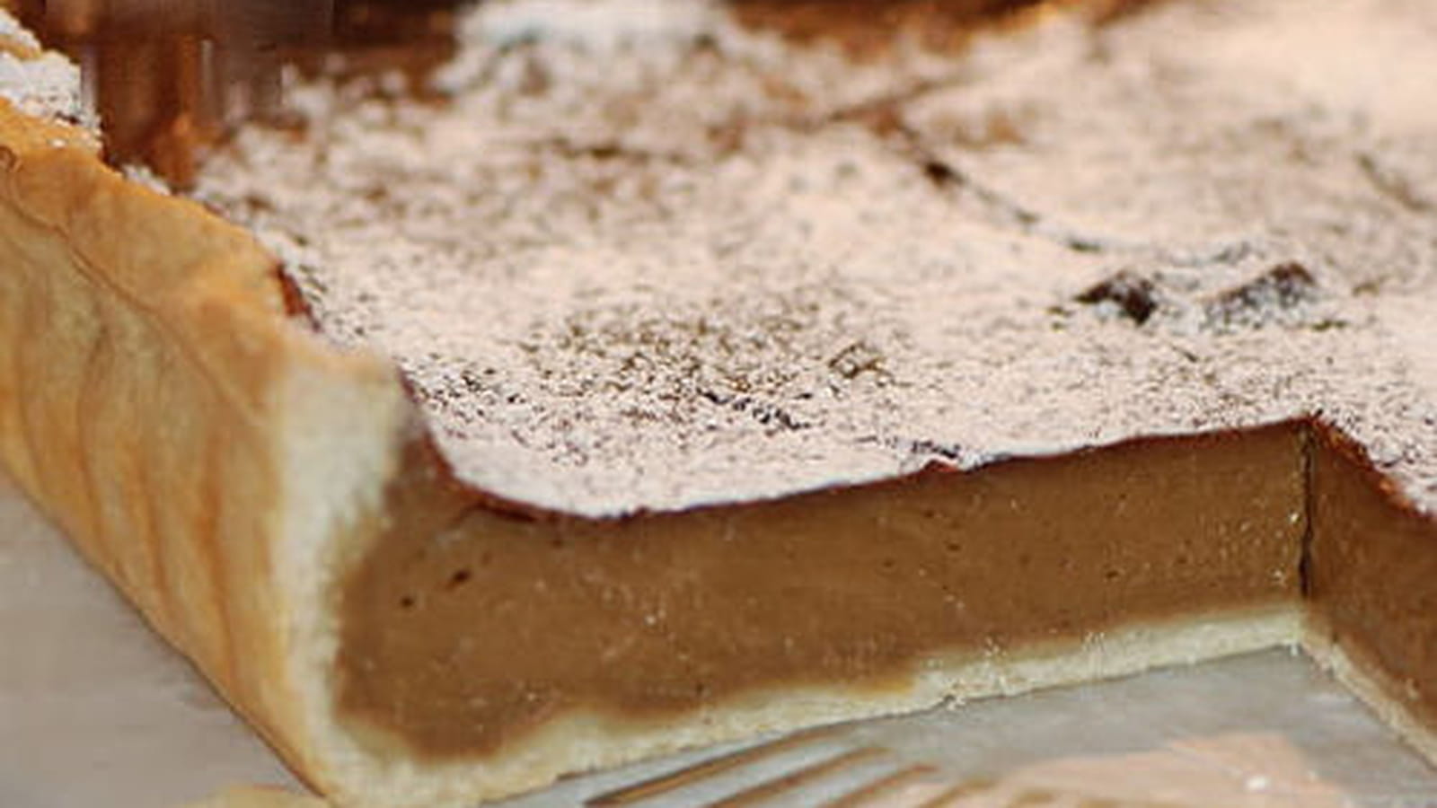 Flan pâtissier à la chicorée