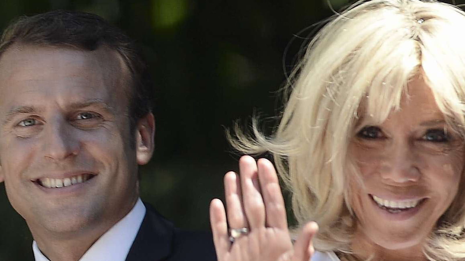 Emmanuel et Brigitte Macron