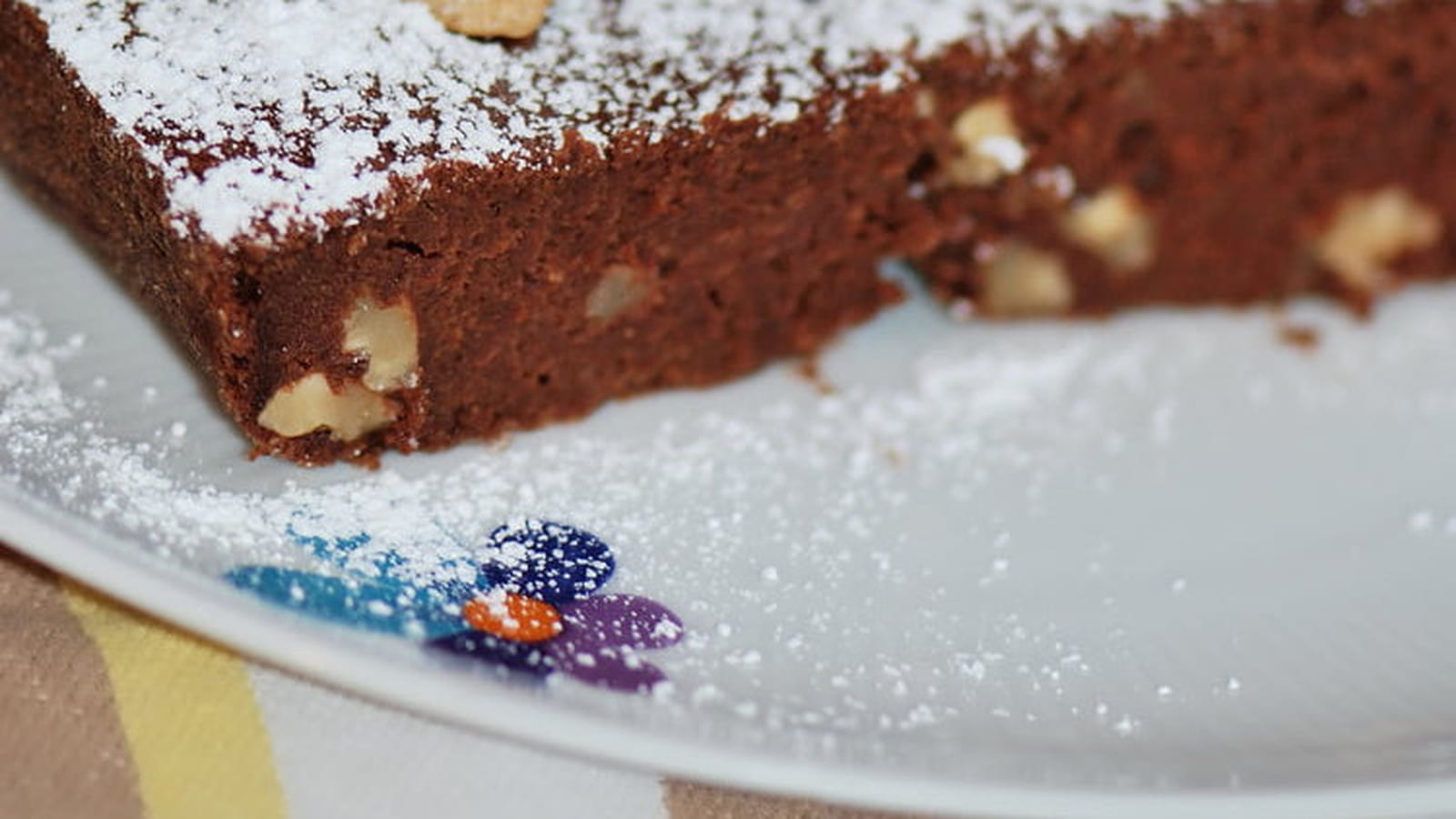 Brownie light aux noix