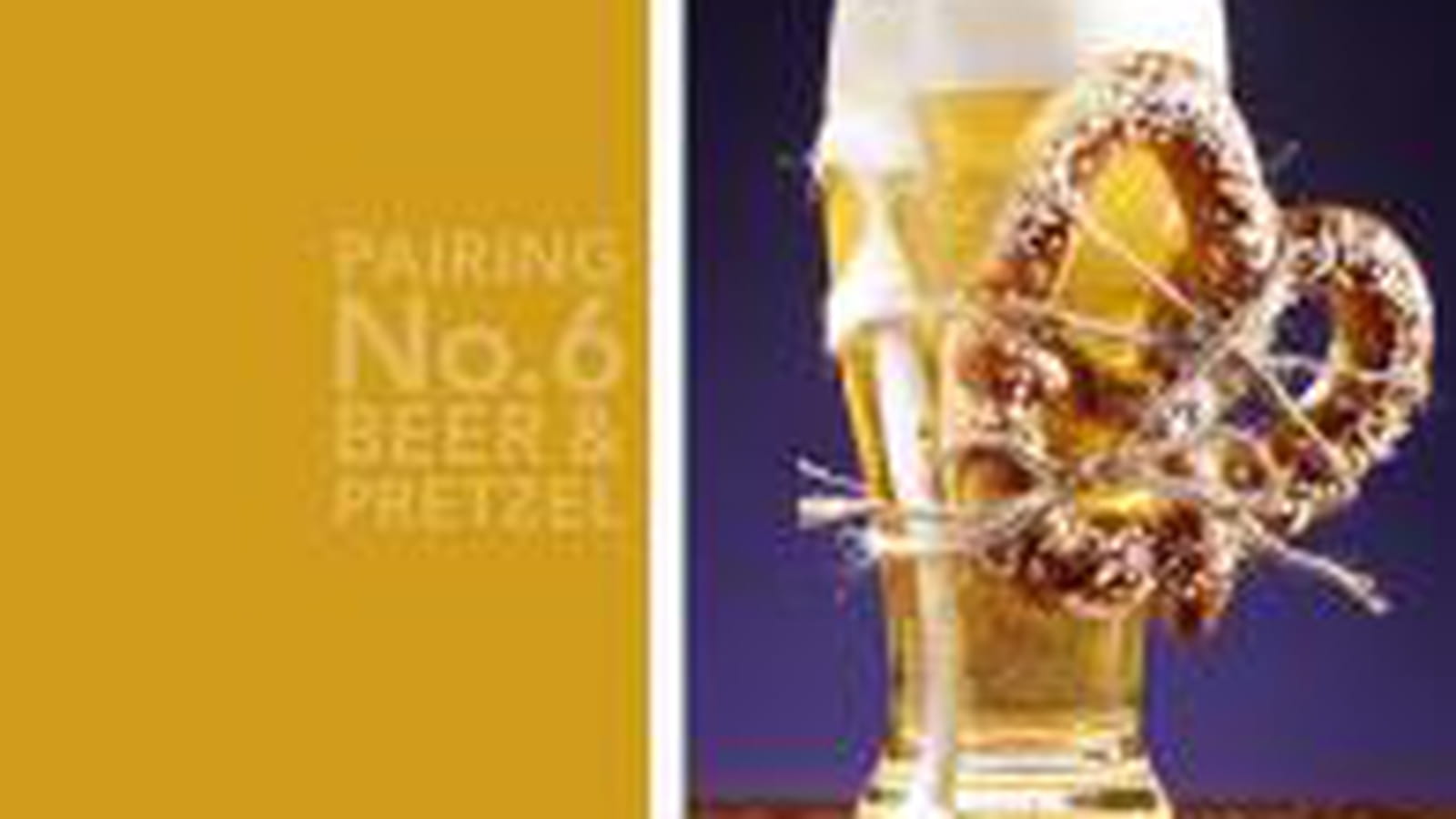 Bière et bretzel