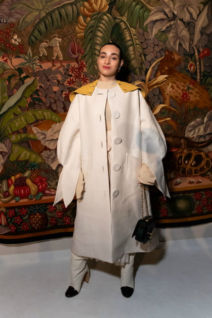 Camelia Jordana au d&eacute;fil&eacute; Lanvin