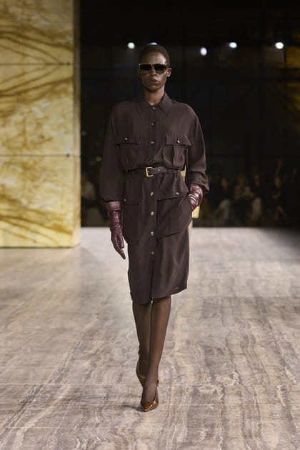 Look 12 du défilé Saint Laurent printemps-été 2024