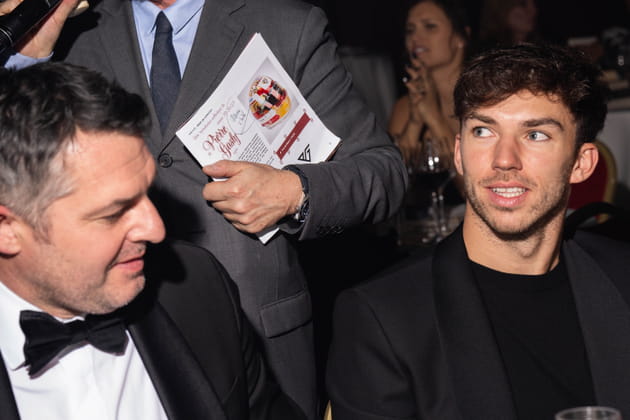 Arnaud Ducret et Pierre Gasly au Gala Make-A-Wish 2023