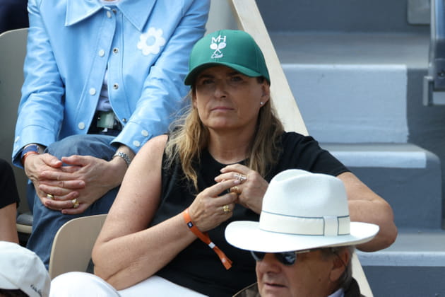 La r&eacute;alisatrice Lisa Azuelos &agrave; Roland-Garros