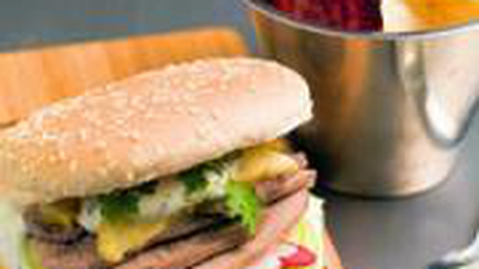 Burger de langue de boeuf