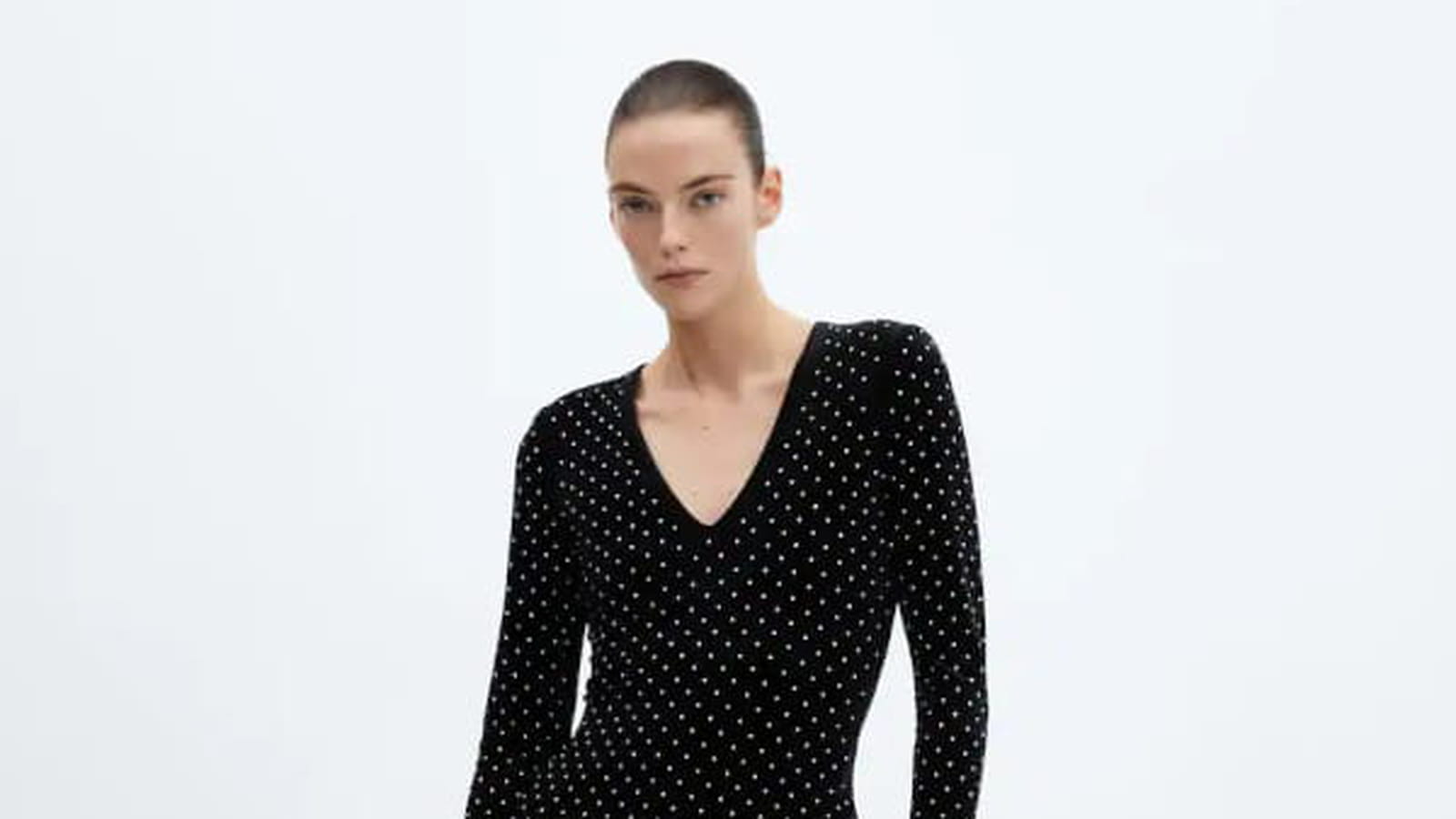 Robe à strass Mango 