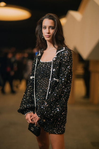 Iman Perez au d&eacute;fil&eacute; Chanel