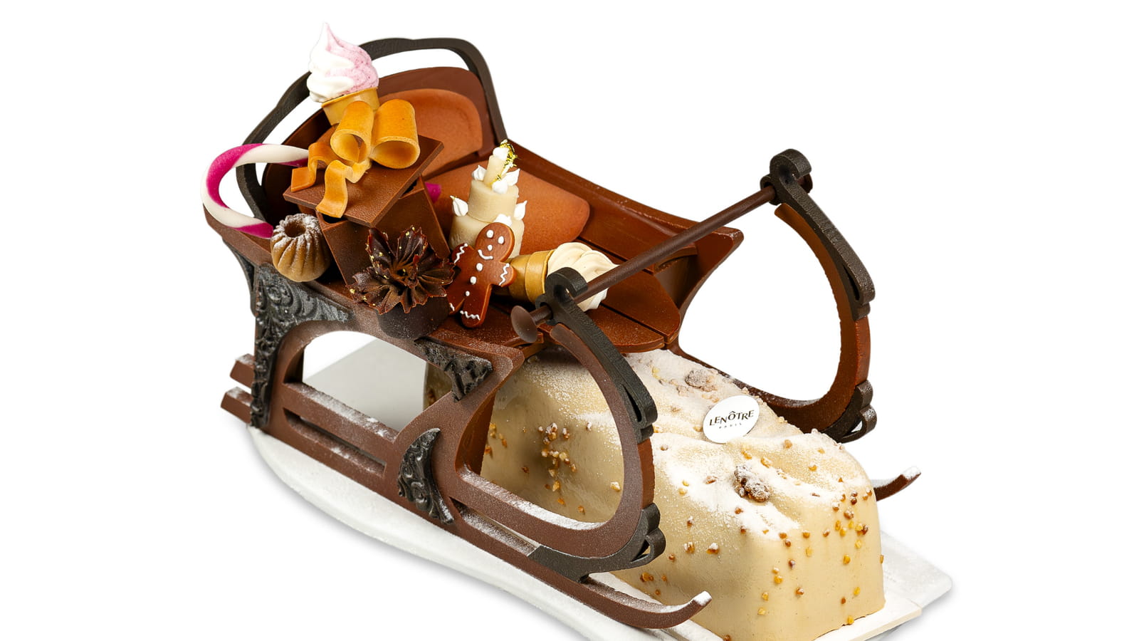 Bûche (dé)luge de gourmandises de Lenôtre