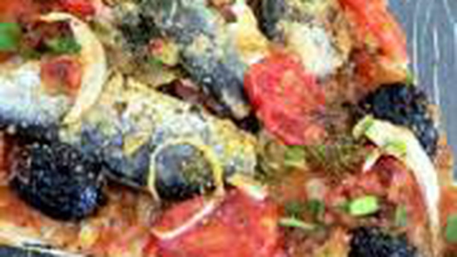 Pizza aux sardines et tomates