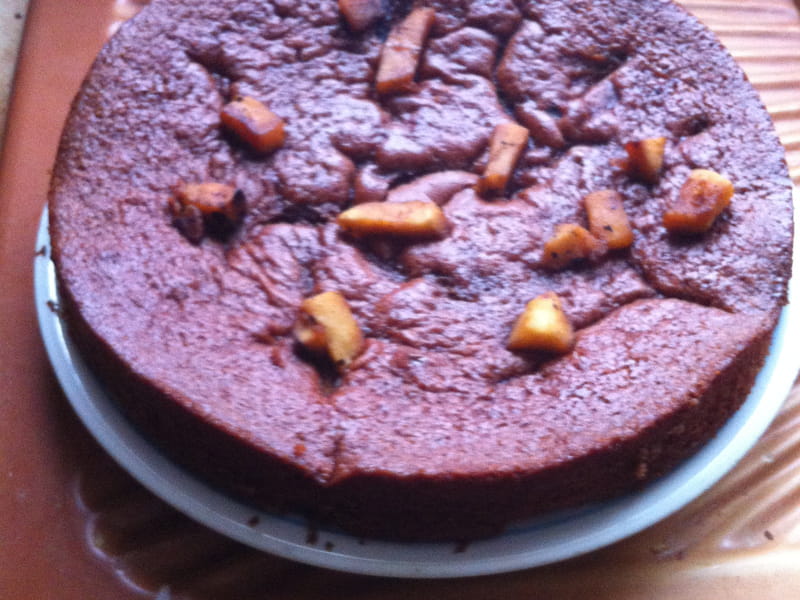 Recette De Moelleux Au Chocolat Et Pommes Poelees