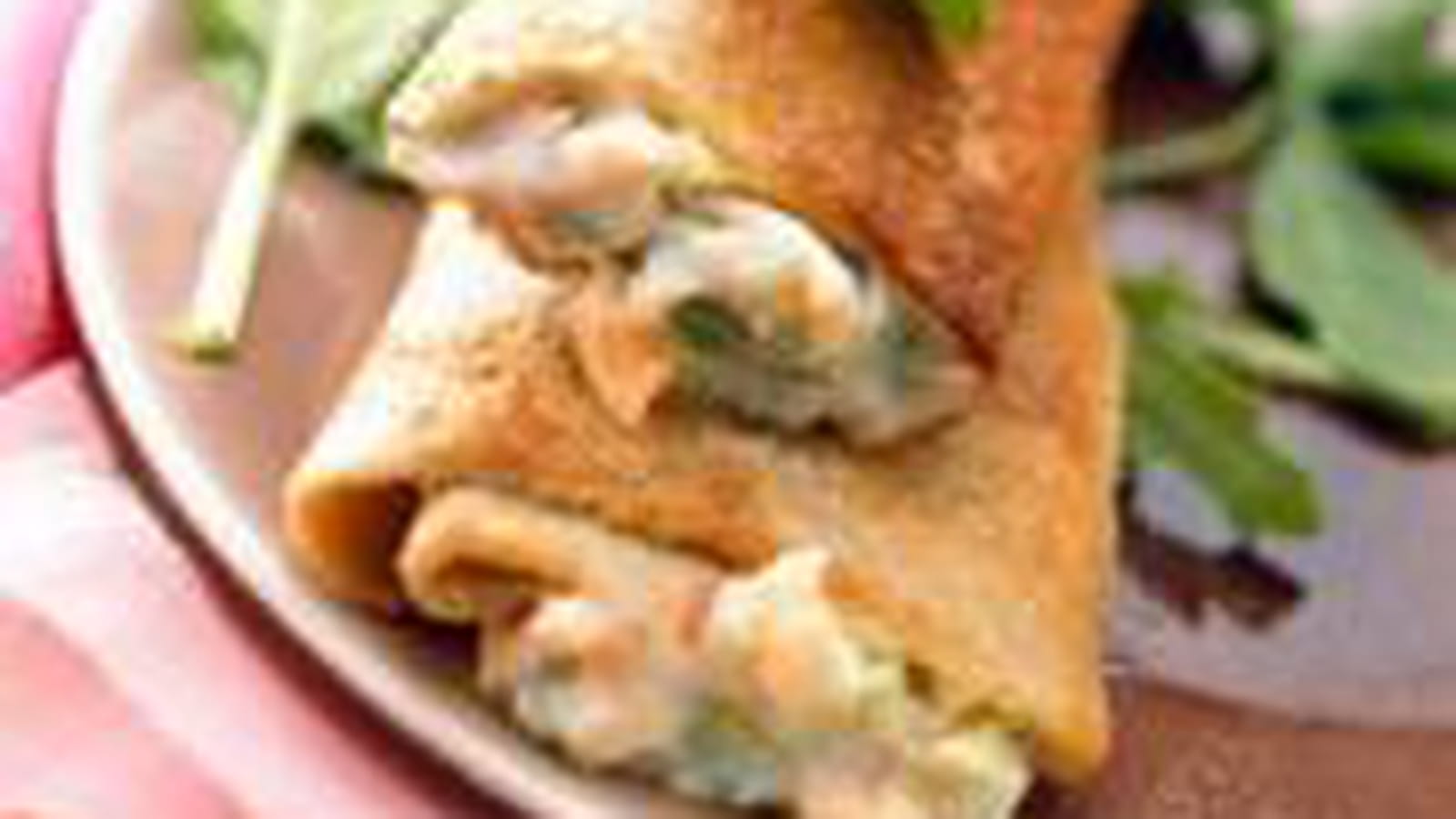 Crêpes salées au saumon