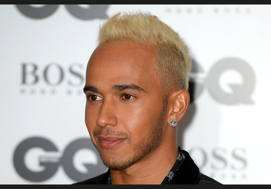 La teinture blonde de Lewis Hamilton