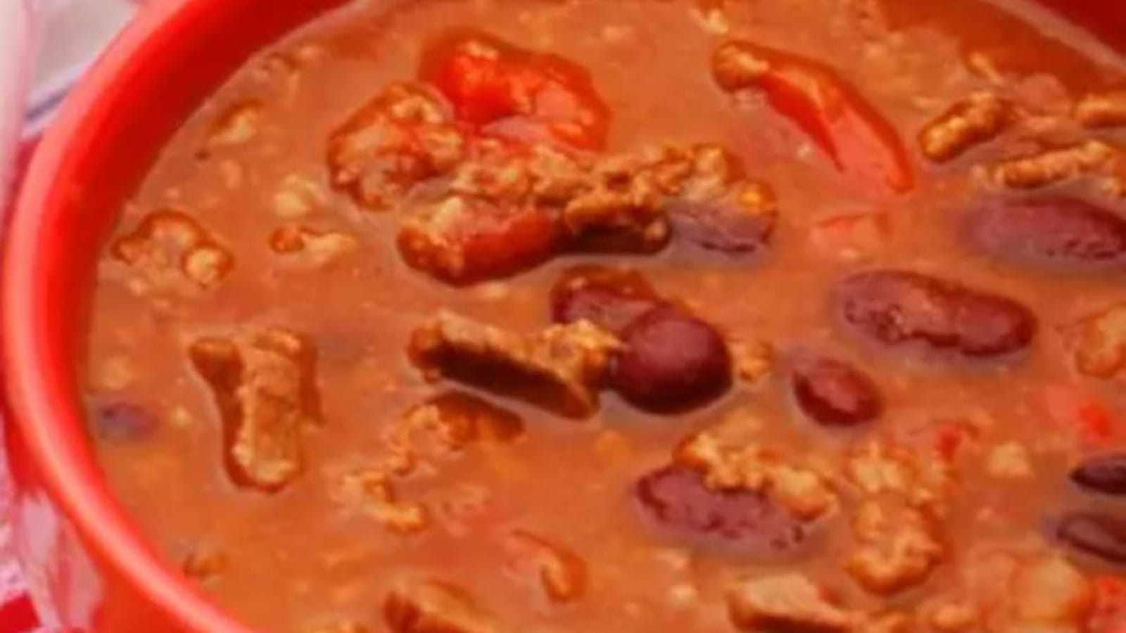 Chili con Carne aux haricots rouges