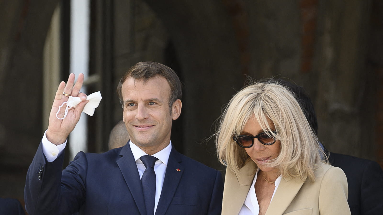 Emmanuel et Brigitte Macron