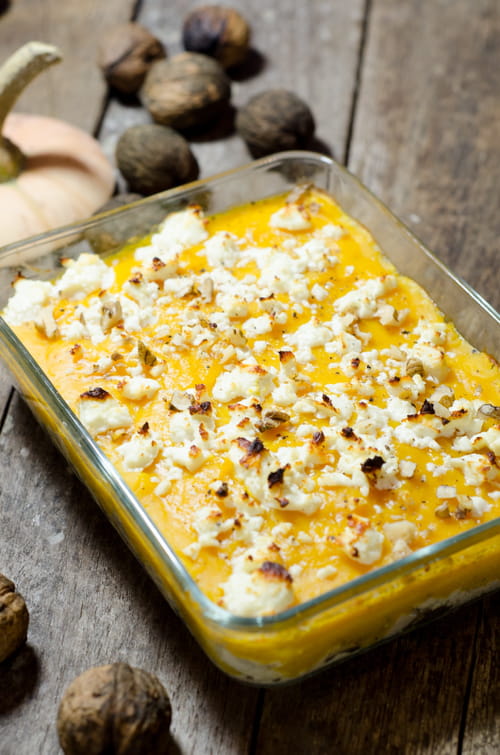 Gratin de butternut à la feta