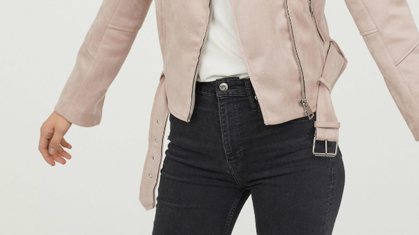 Veste biker féminine 