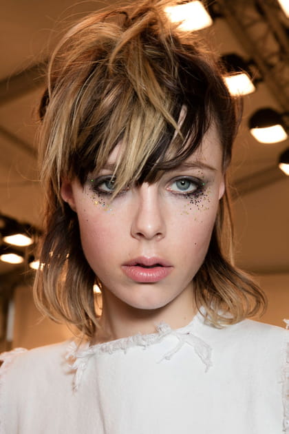 La m&egrave;che frange chez Burberry