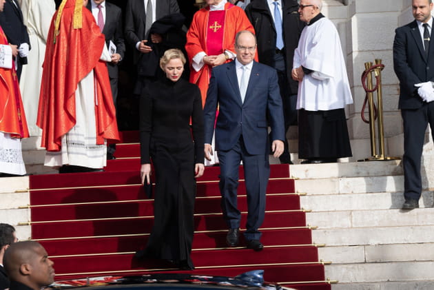 Charlene et Albert de Monaco, unis pour la Sainte Dévote