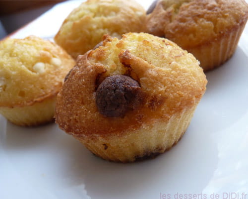 Muffins aux pépites de chocolat : la recette facile