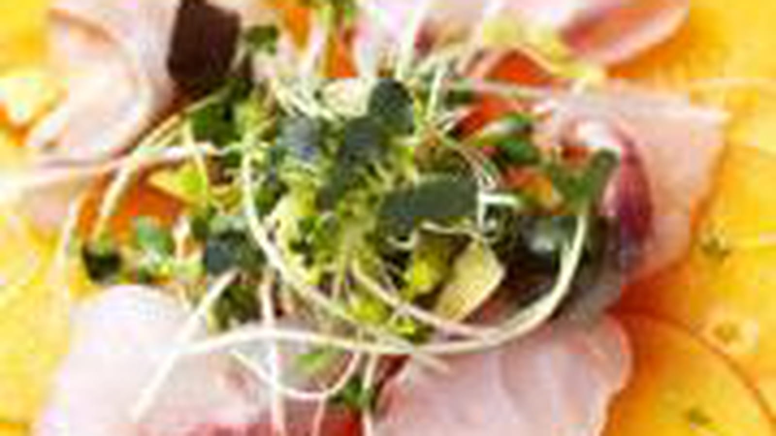 Carpaccio kaki bar citron