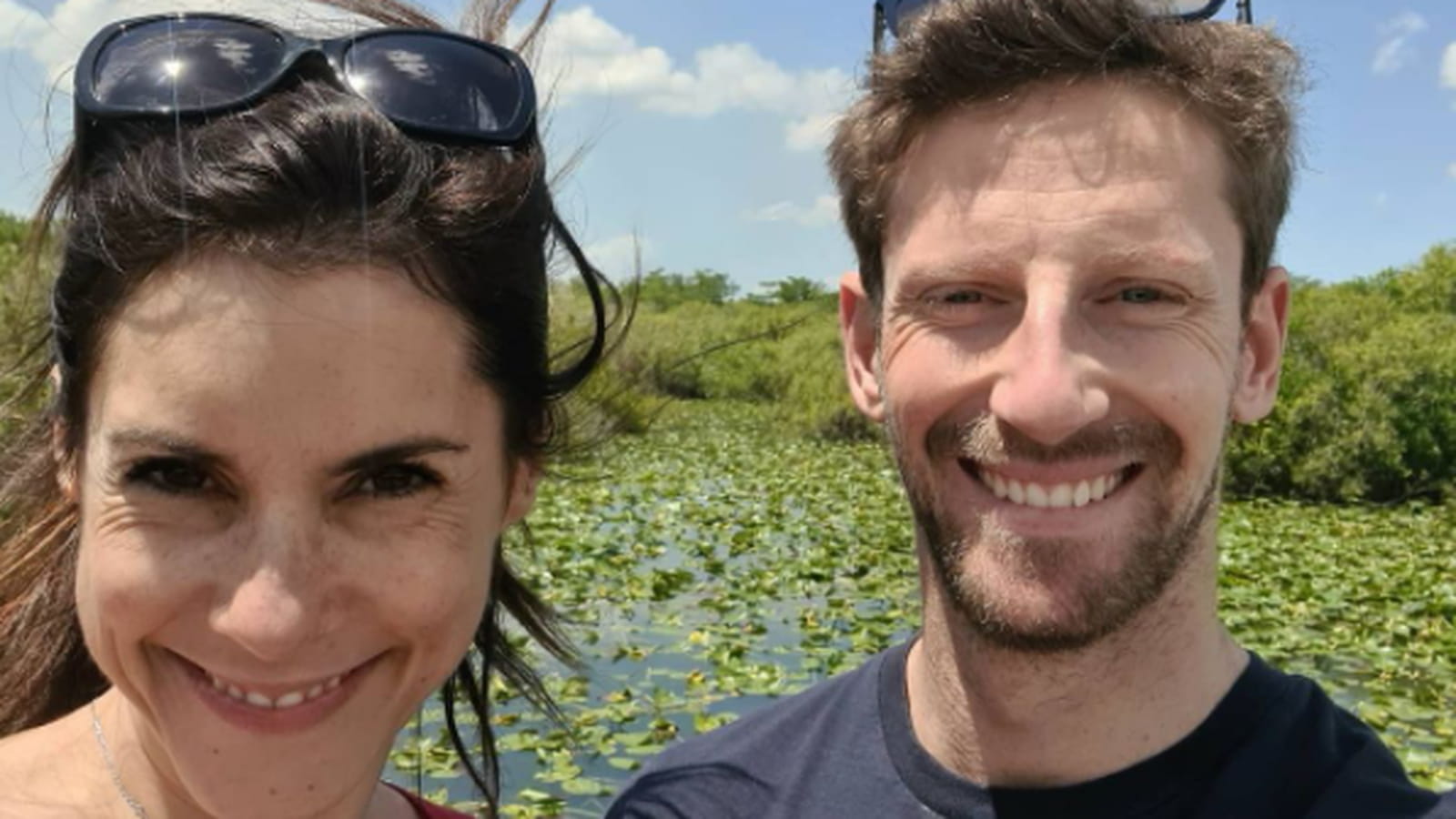Marion Jollès et Romain Grosjean