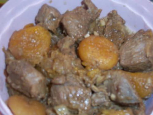 Dinde aux abricots