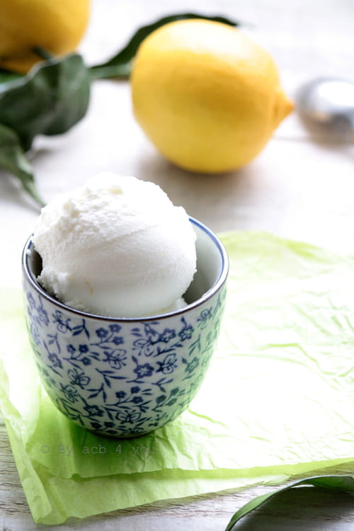 Glace à la bergamote