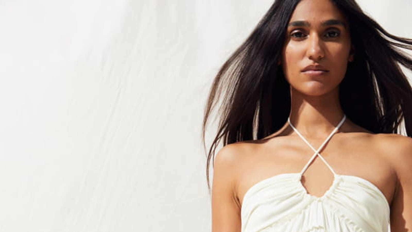 Robe avec liens H&M 
