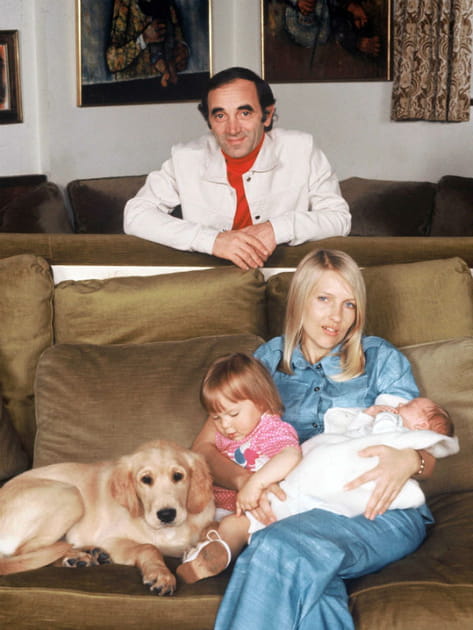 Charles Aznavour en famille